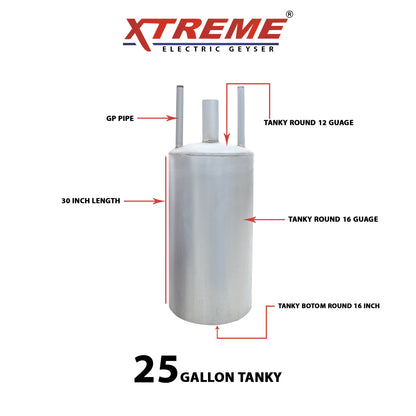 Xtreme Auto Gas & Electric Geyser 25 Gallon XTREME