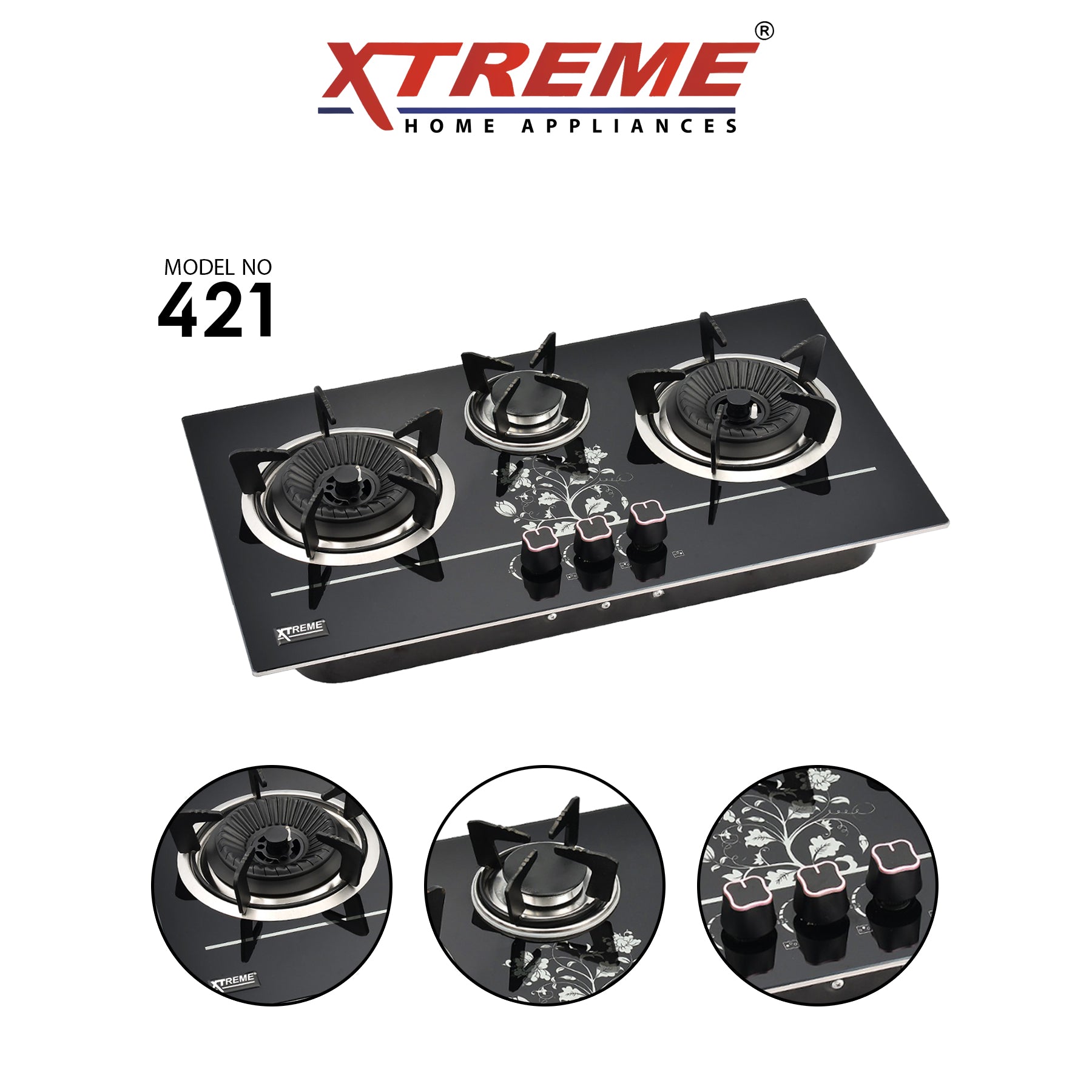 Gas Hob Model No 421 XTREME