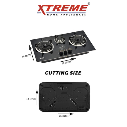 Gas Hob Model No 422 XTREME