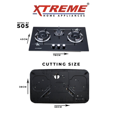 Gas Hob Model No 505 XTREME