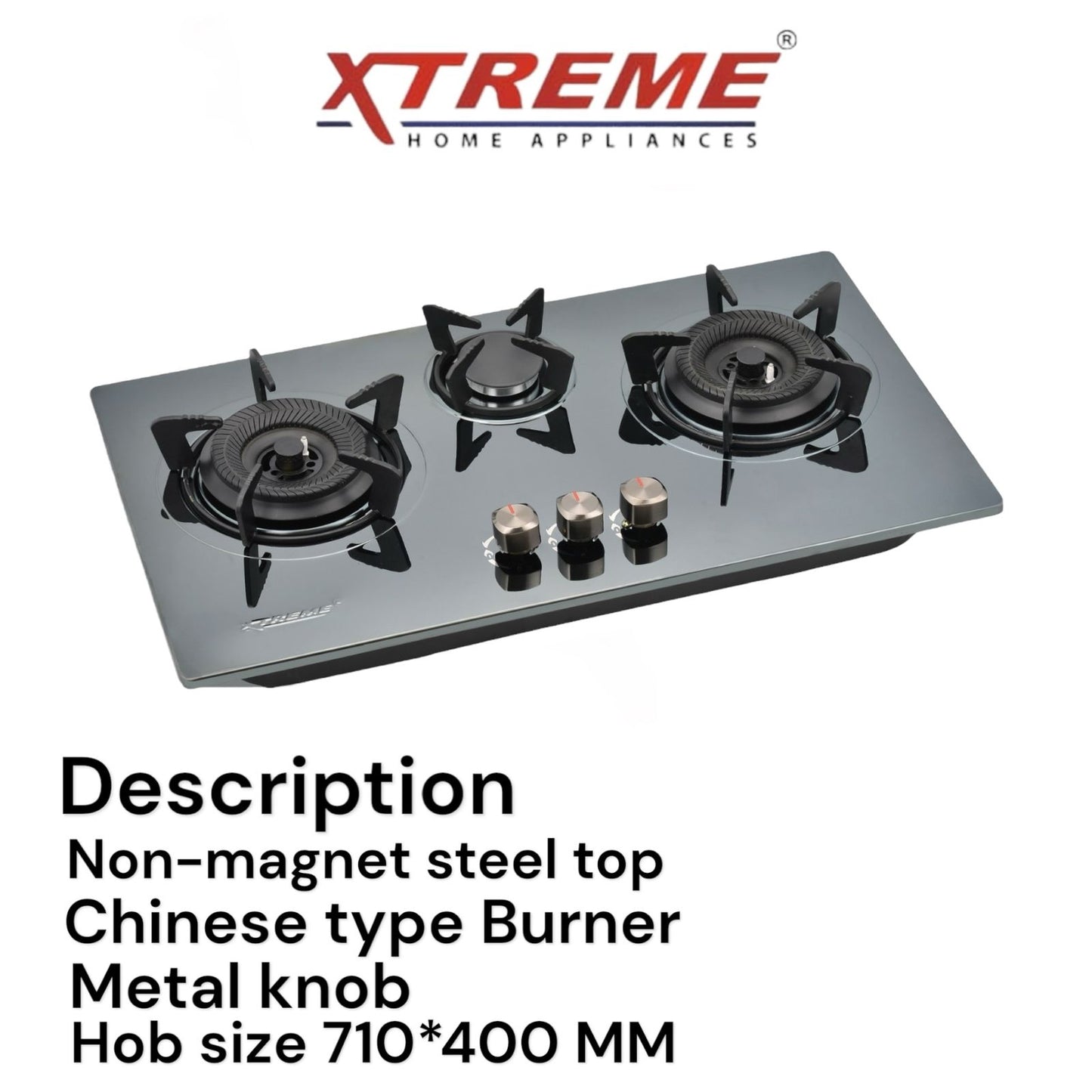 Gas Hob Model No A-136 XTREME