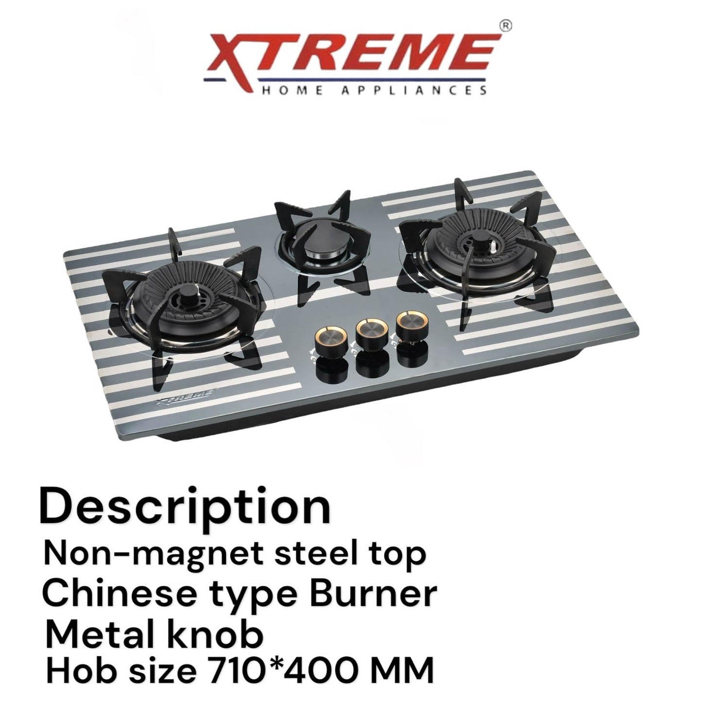 Gas Hob Model No A-137 XTREME