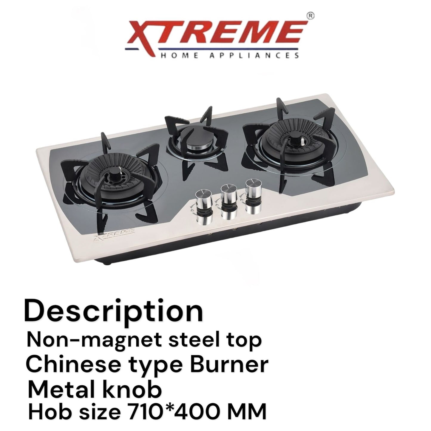 Gas Hob Model No A-142 XTREME