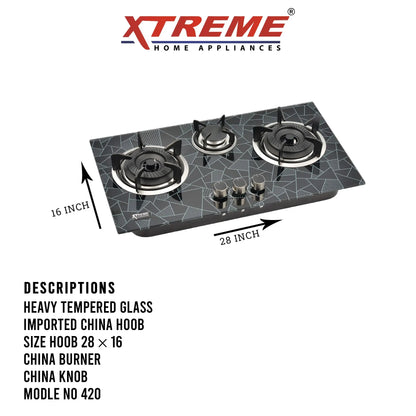 Gas Hob Model No 420 XTREME