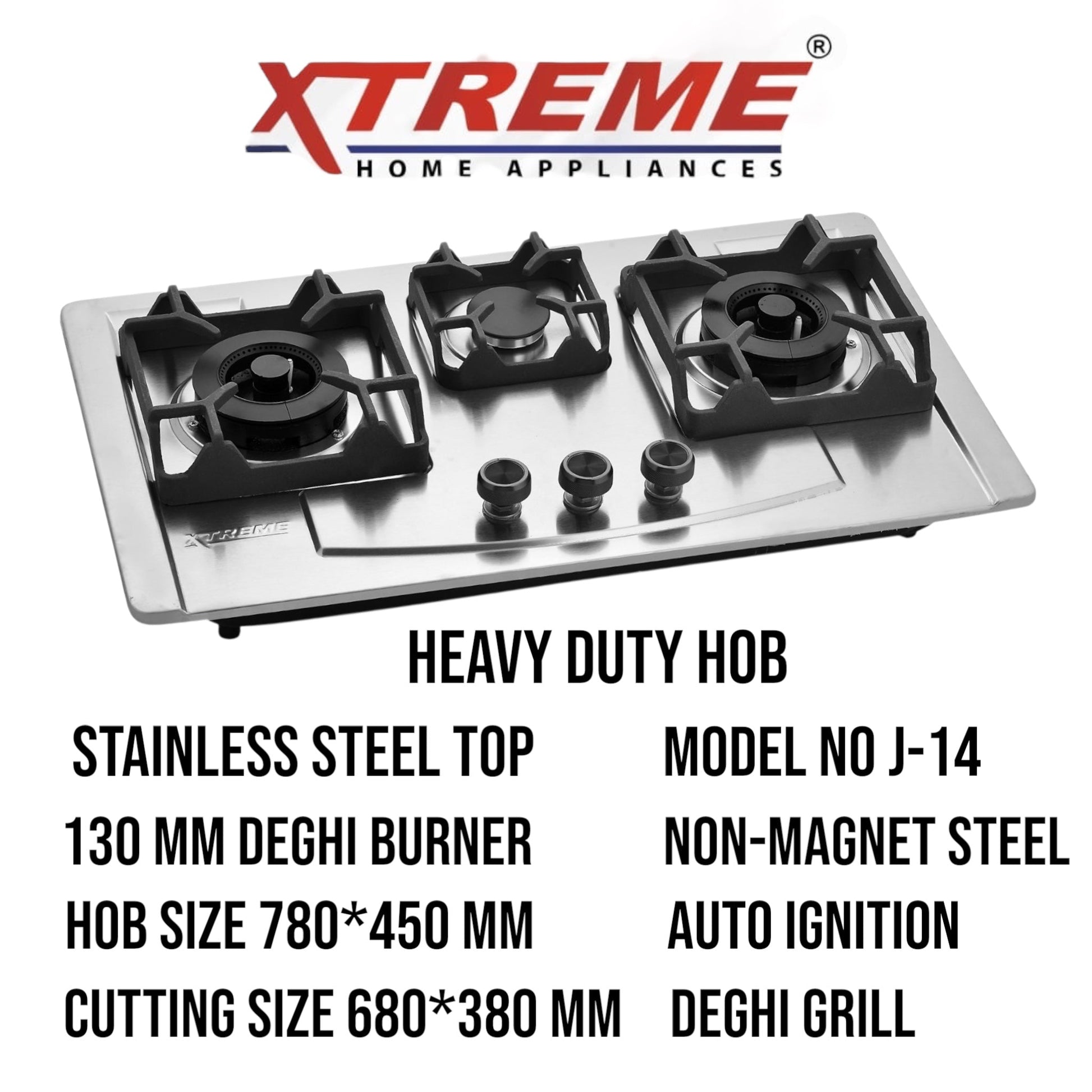 kitchen Hob heavy duty model XTREME