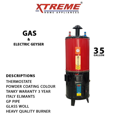 Auto Gas & Electric Geyser XTREME