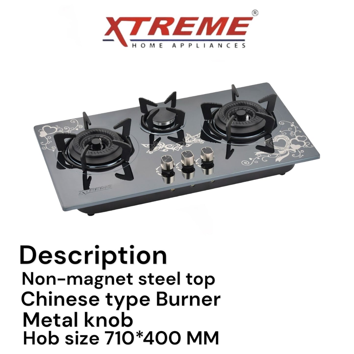 Gas Hob Model No A-139 XTREME