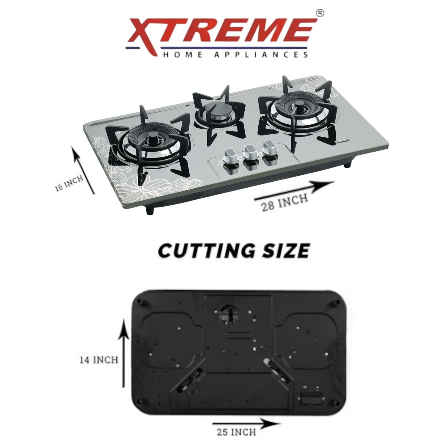 Gas Hob Model No A-105 XTREME