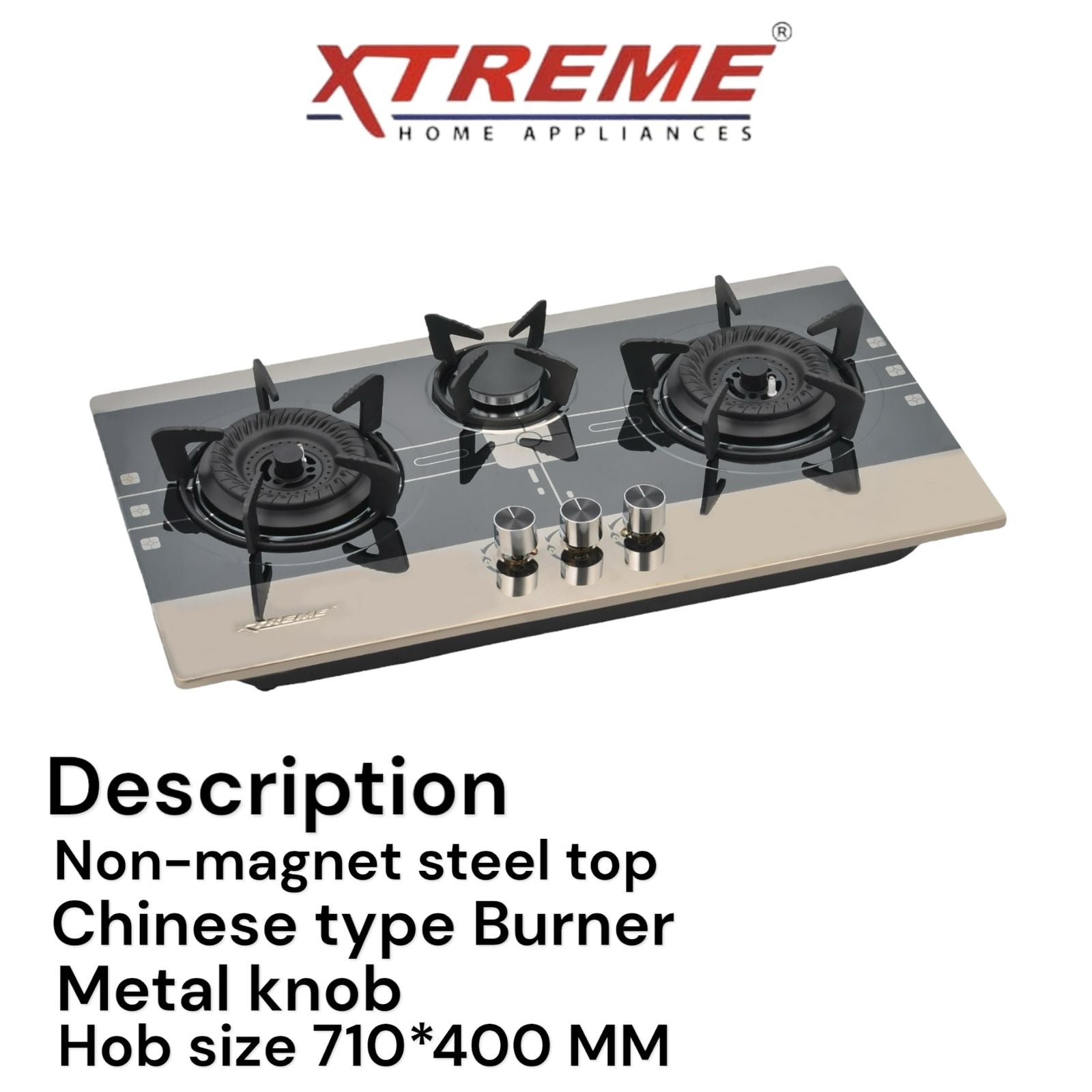 Gas Hob Model No A-135 XTREME