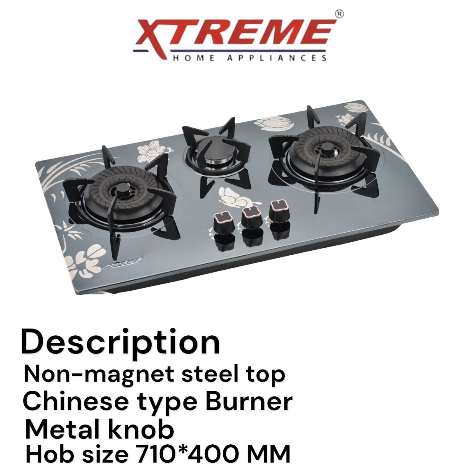 Gas Hob Model No A-138 XTREME