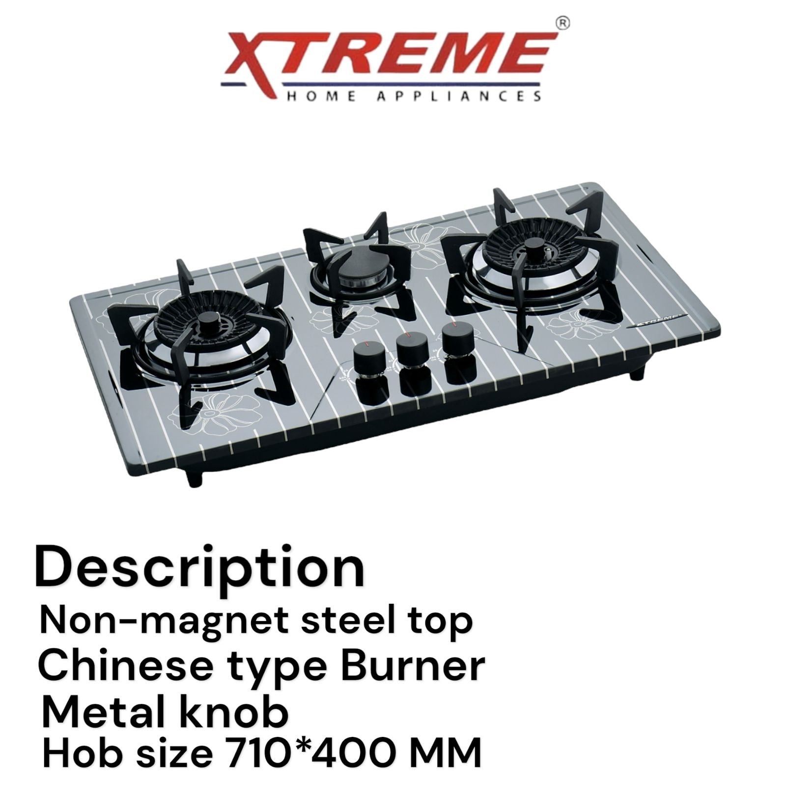 Gas Hob Model No A-84 XTREME